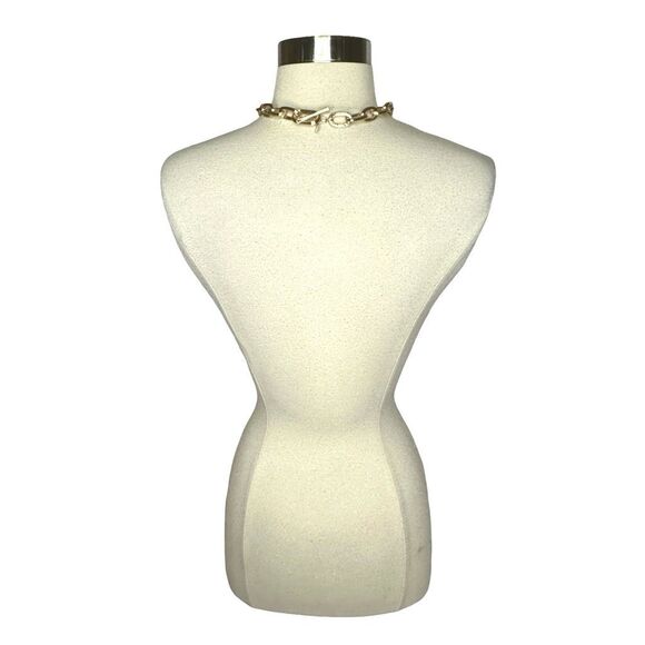 AllSaints Textured Chain Link Toggle Necklace - 17” - Picture 8 of 9